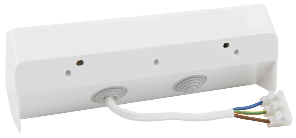 3-way socket block with 2x USB A sockets