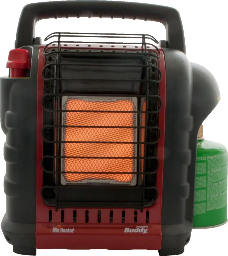 Gas heater "Portable Buddy", for up to 21 m³ room volume