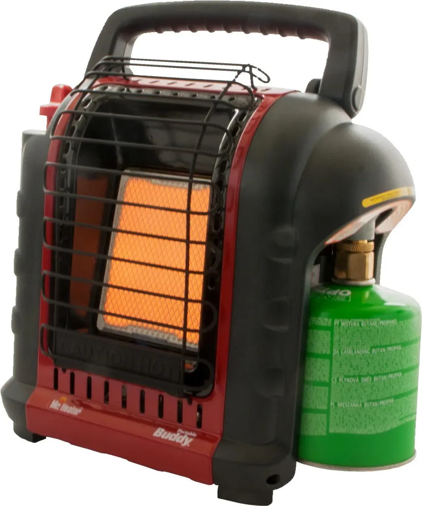 Gas heater "Portable Buddy", for up to 21 m³ room volume