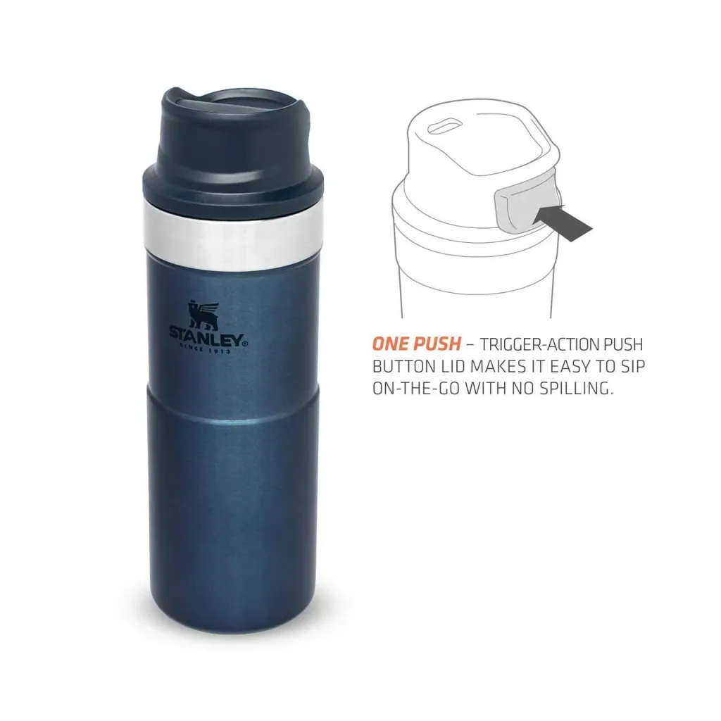 Trigger-Action Travel Mug 0.35 l, Nightfall, vacuum insulation, one-handed operation