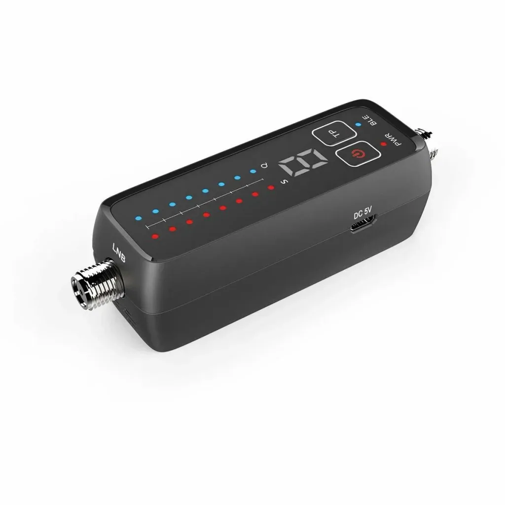 Satfinder with Bluetooth and app control