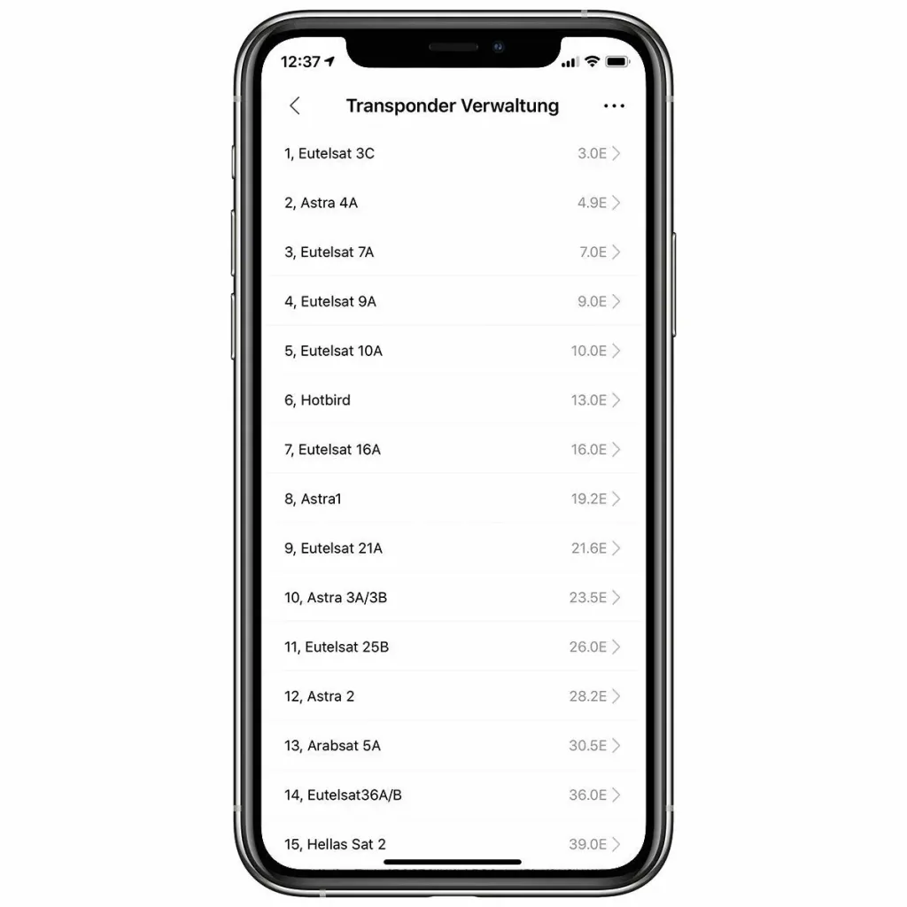 Satfinder with Bluetooth and app control