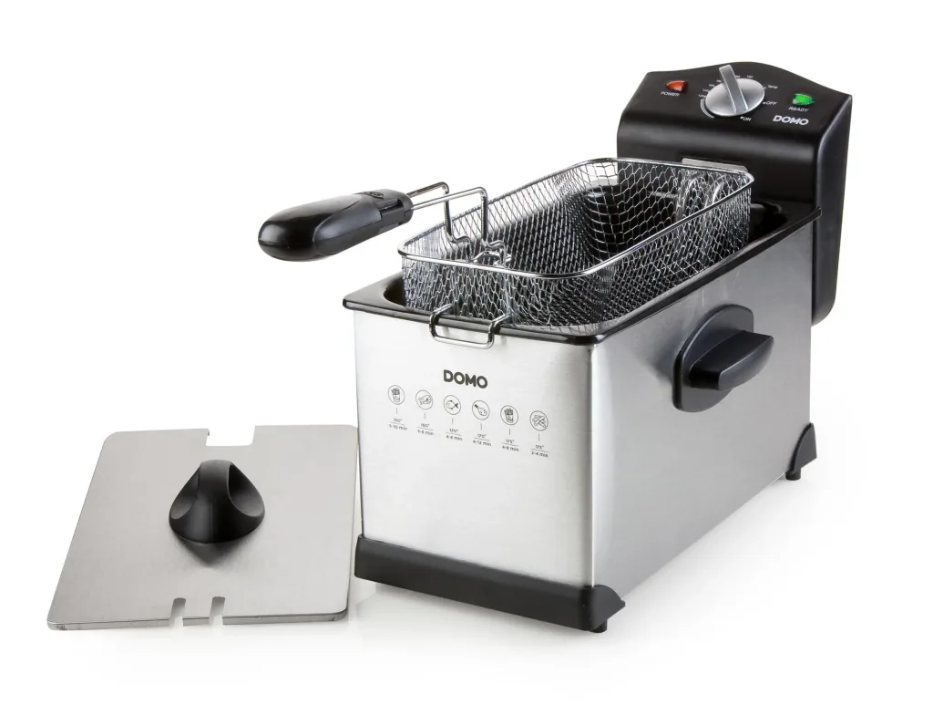 Deep fryer "Cool Zone", stainless steel, silver/black, 3 liters, 2000 watts
