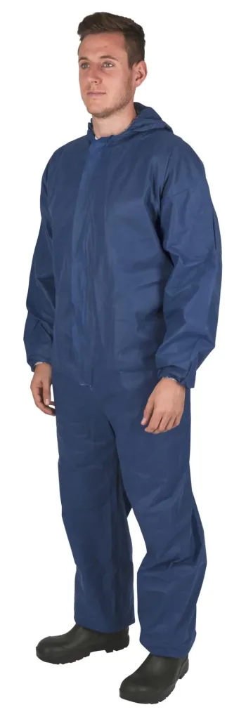 Disposable overalls blue, size XXL