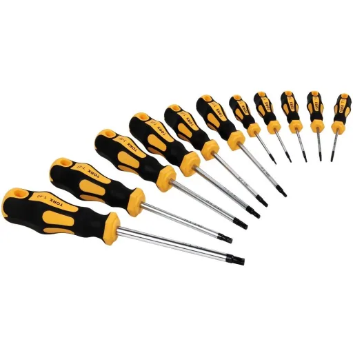 11-piece zeskant screwdriver set - chrome vanadium steel
