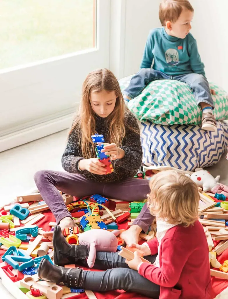play & go speeltas print ruitjes groen