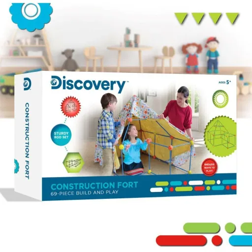 Discovery Children's Construction Kit - Tent - Fort - 69 pieces