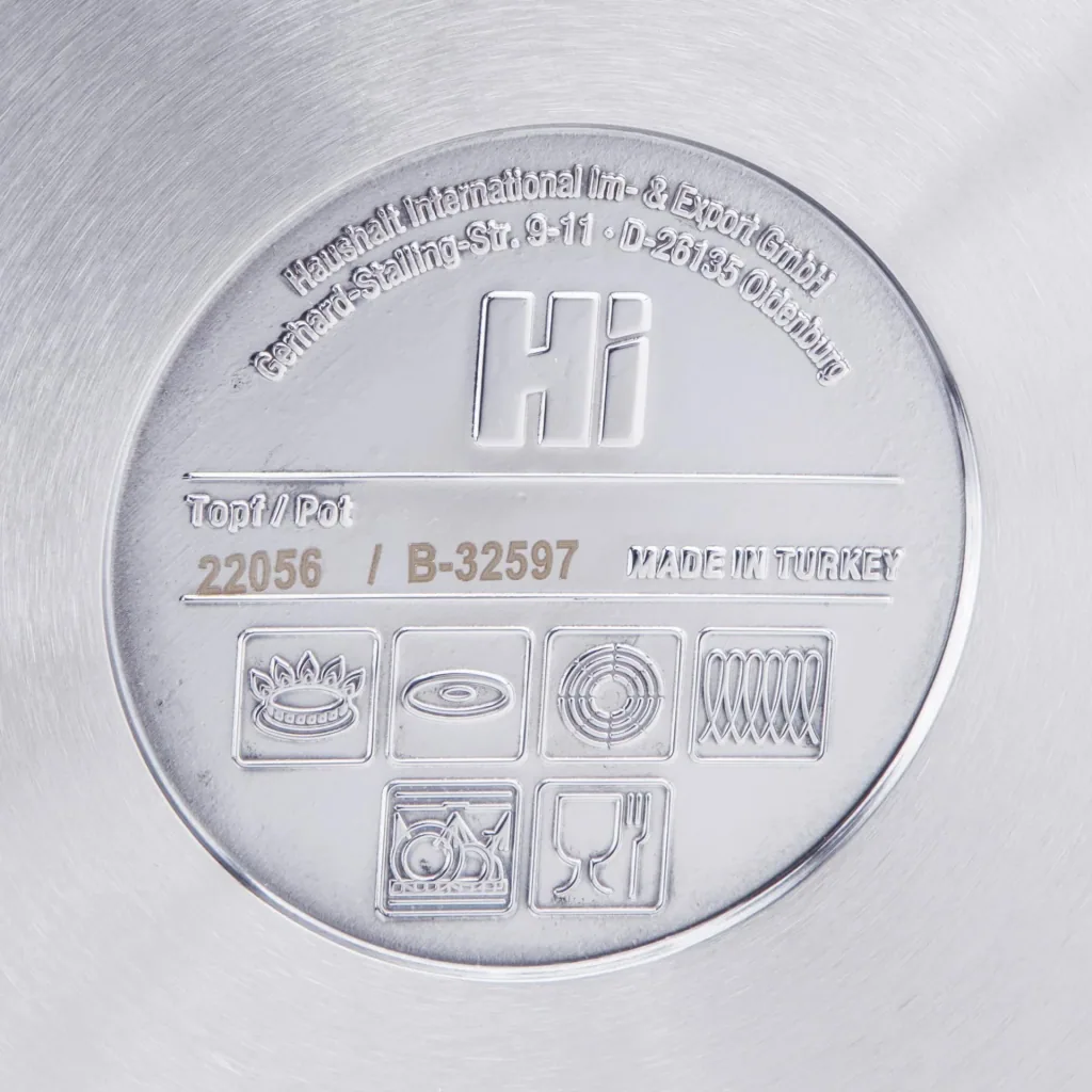 Universal pot, 20 l with glass lid