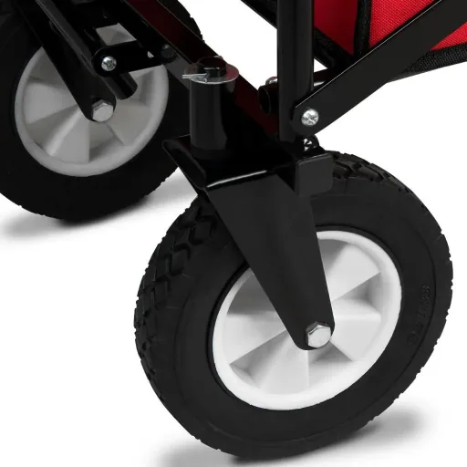 Foldable handcart with removable roof