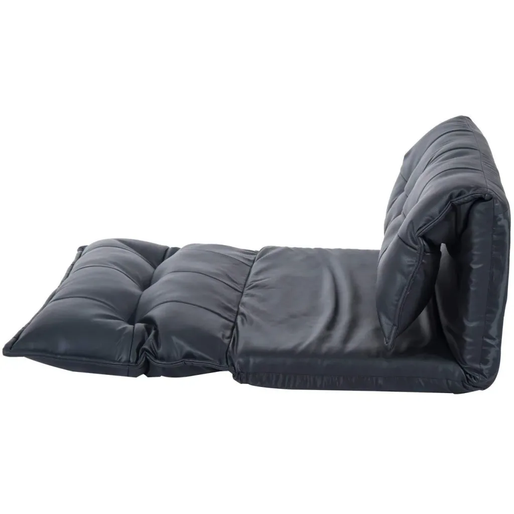 Sleeping chair folding mattress folding mattress PU black