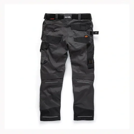 Pro Flex Plus work trousers, grey 32L