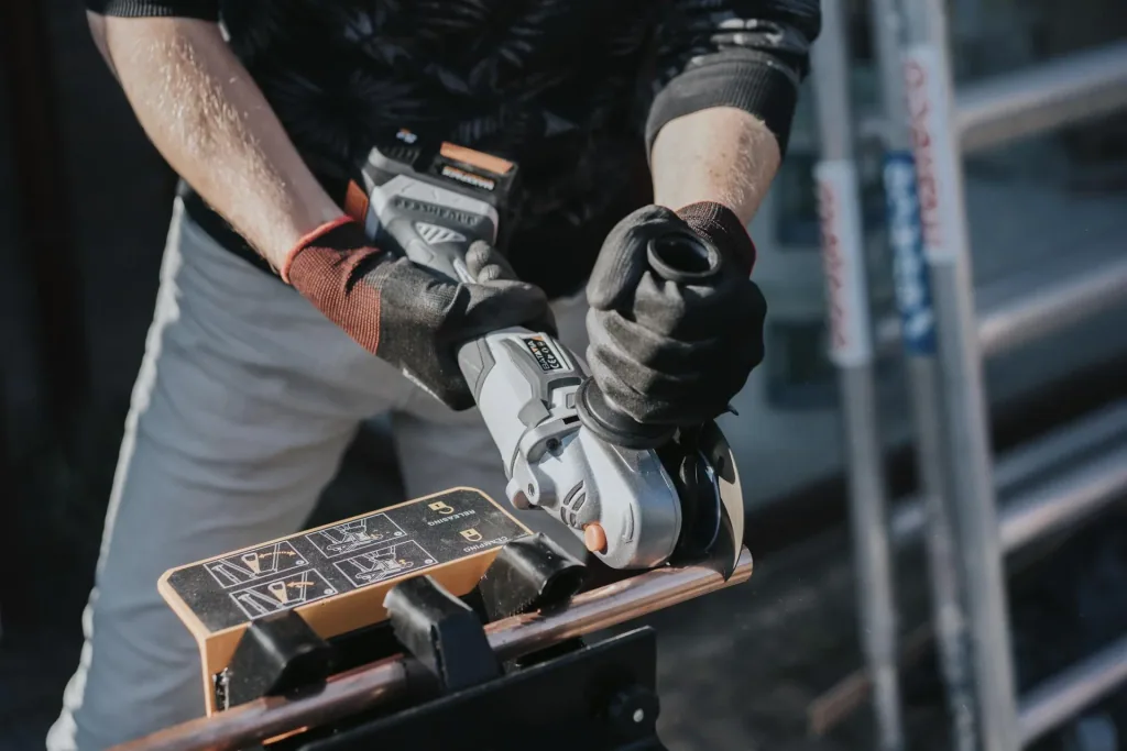 Maxxpack 18V Cordless Angle Grinder Brushless 115mm (without battery and charger)