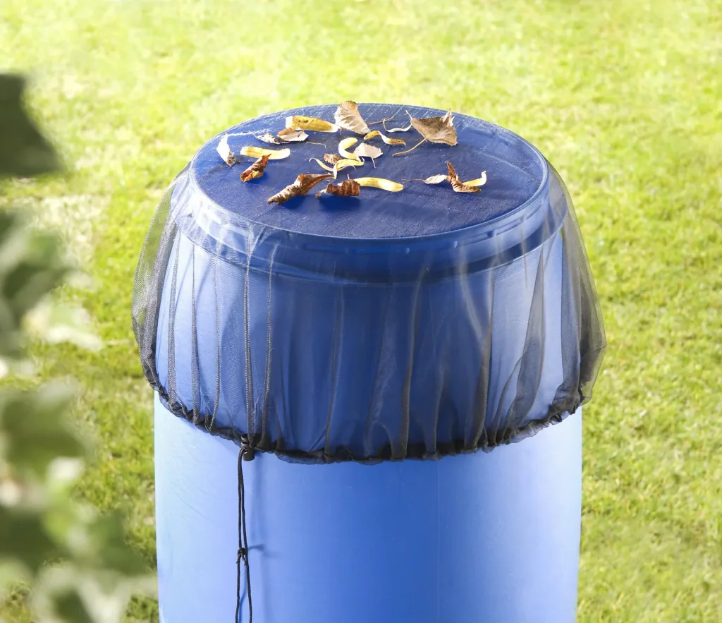Set battery-powered rain barrel pump, telescopic, 12 volts + rain barrel net 95 cm + garden hose set "Economic ½", 20 meters