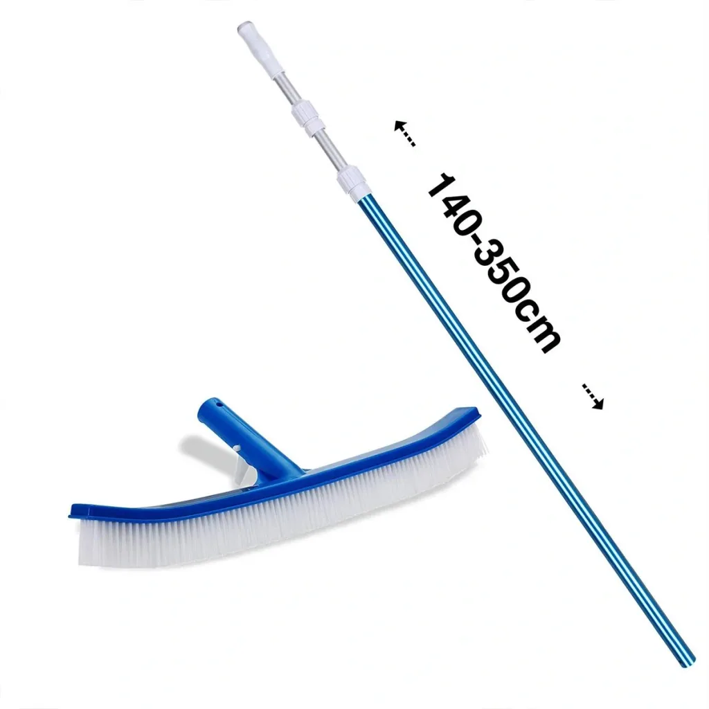 8-piece pool cleaning set including telescopic handle, water thermometer and much more
