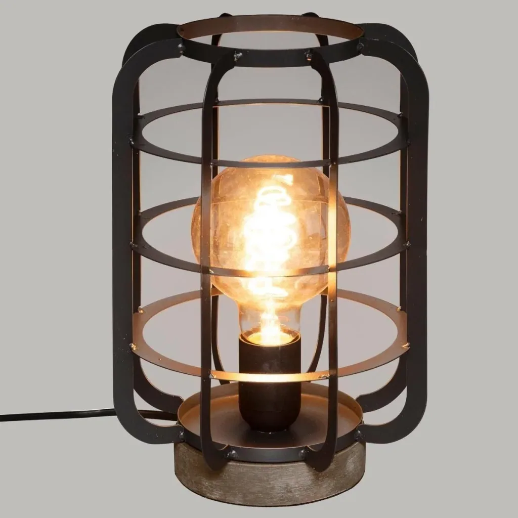 Table lamp classic - 28 cm - grey