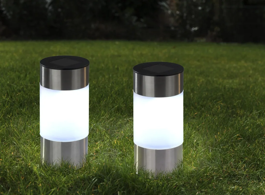 LED solar light - set of 2