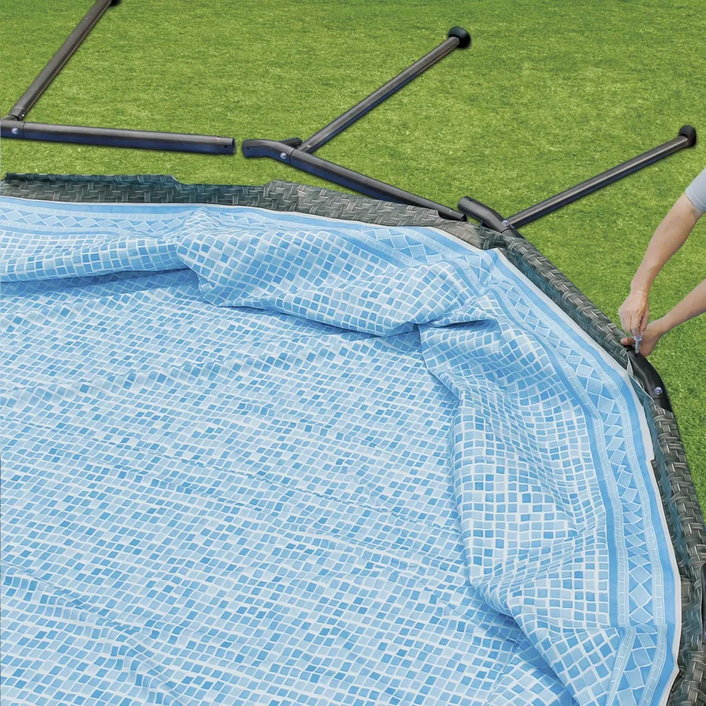 Summer Waves Zwembad 549x132 cm, rotan