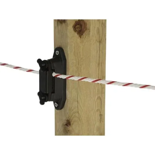 Angle distance insulator, black (6 pieces)