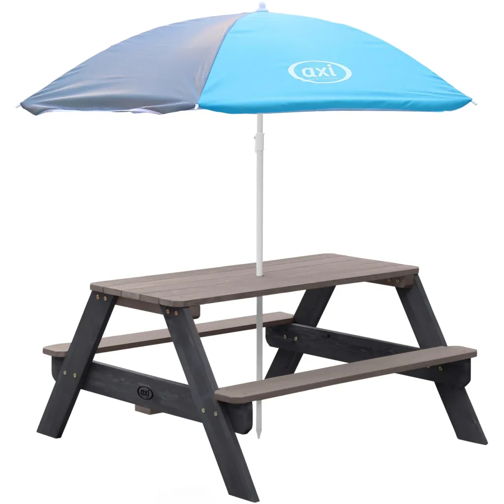 Umbrella Ø125 cm - Grey/blue