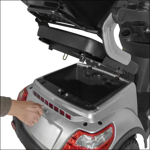 4-Rad E-Mobil Palermo 15 km/h silber