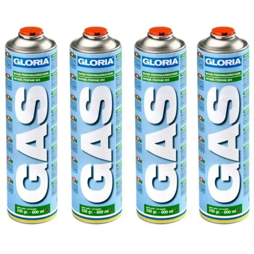 Special packaging for 5 gas cylinders with threaded connection