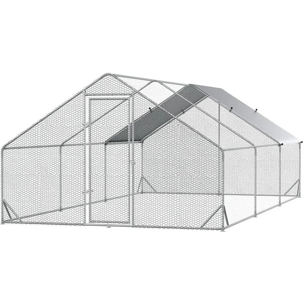Large chicken coop, rabbit grid, chicken coop, winterproof, mobile run
