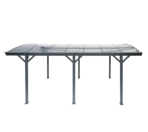 Westmann aluminium ronde boog carport en overkapping, antraciet, 505x300x220 cm
