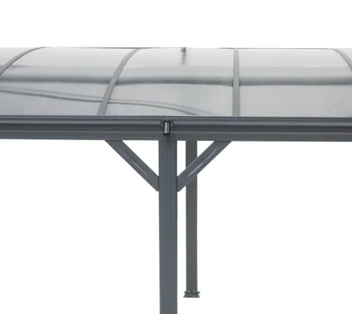 Westmann aluminium ronde boog carport en overkapping, antraciet, 505x300x220 cm