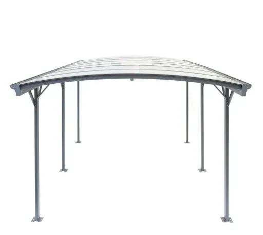 Westmann aluminium ronde boog carport en overkapping, antraciet, 505x300x220 cm
