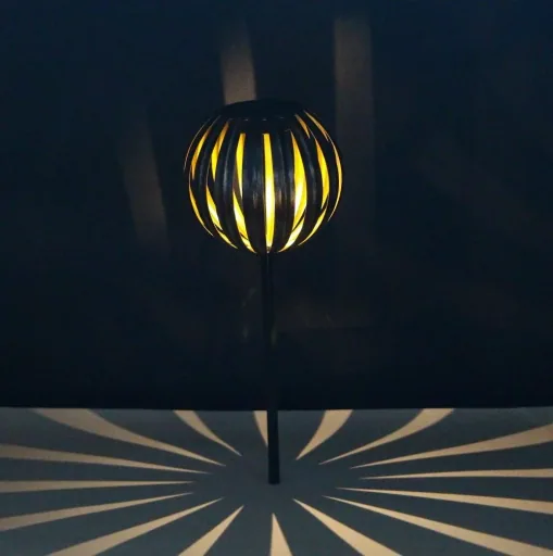 LED solar light for standing or plugging in