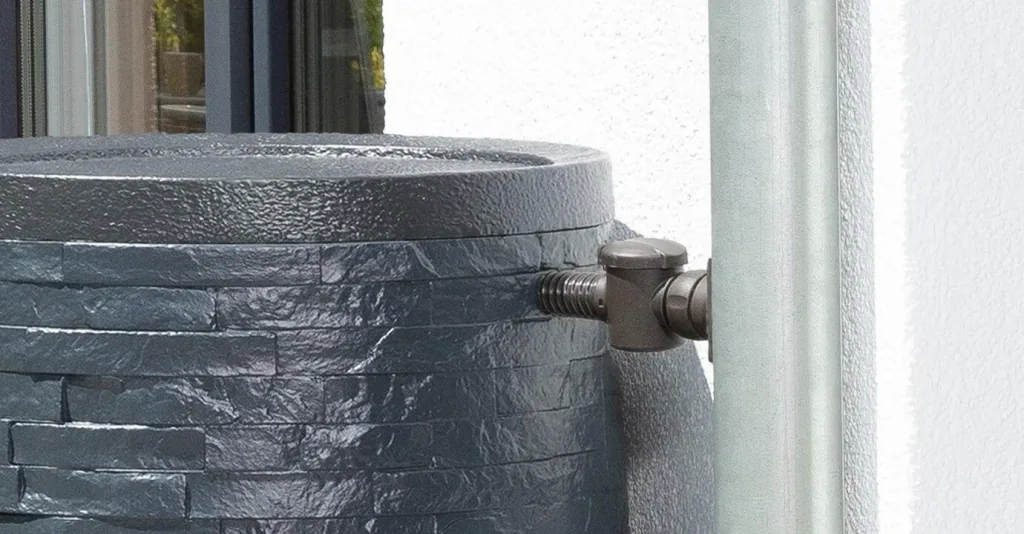 Rain storage tank "Muro", grey, 260 liters