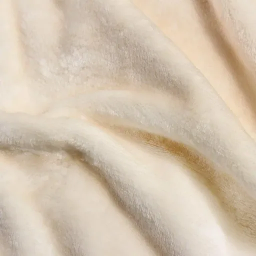 Microfiber blanket 240x220cm - beige