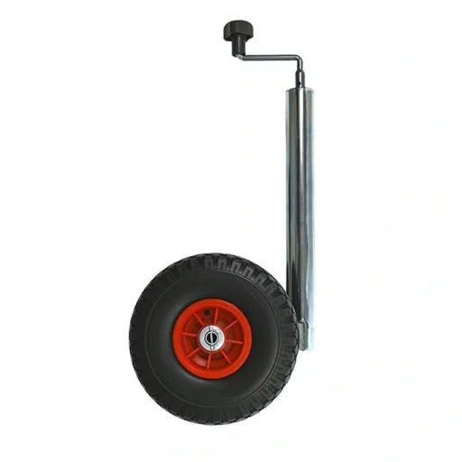 Double support wheel with PU tires - puncture-proof - 300 kg