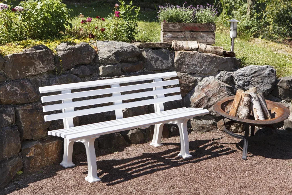 Garden bench Sylt white