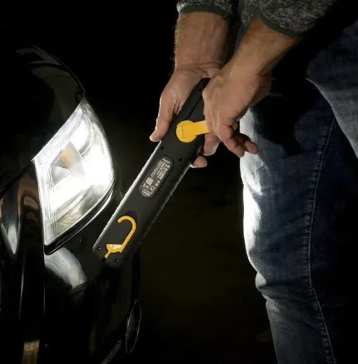 Dynamo LED rechargeable hand lamp HL300AD