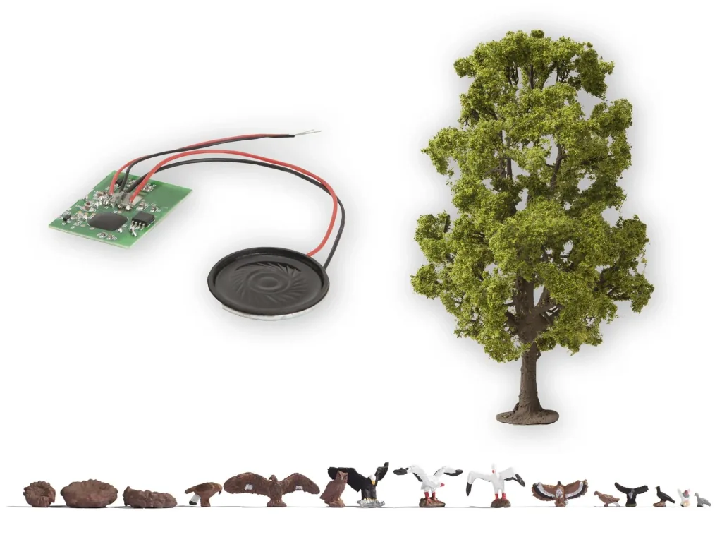 Tree with birds chirping