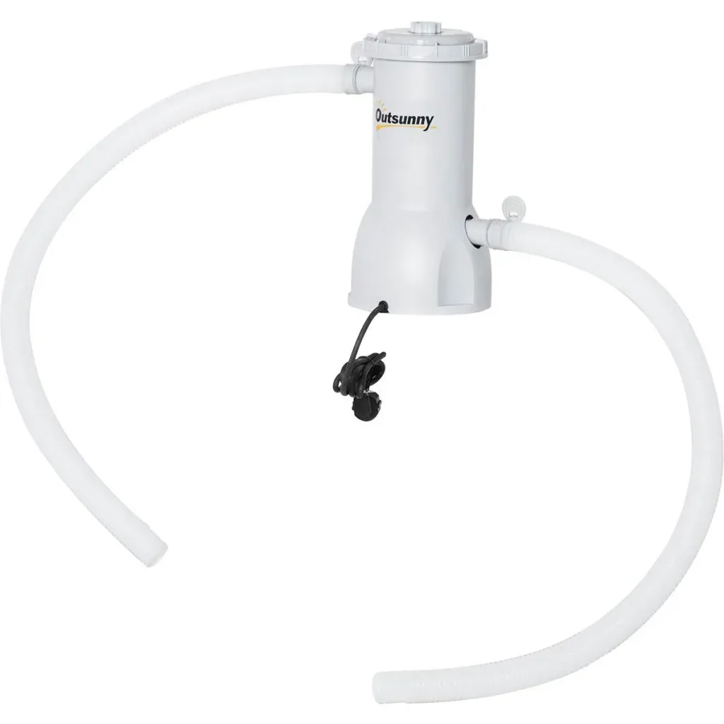 Pool-Filterpumpe - 90 W - Grau - 21 cm x 35 cm