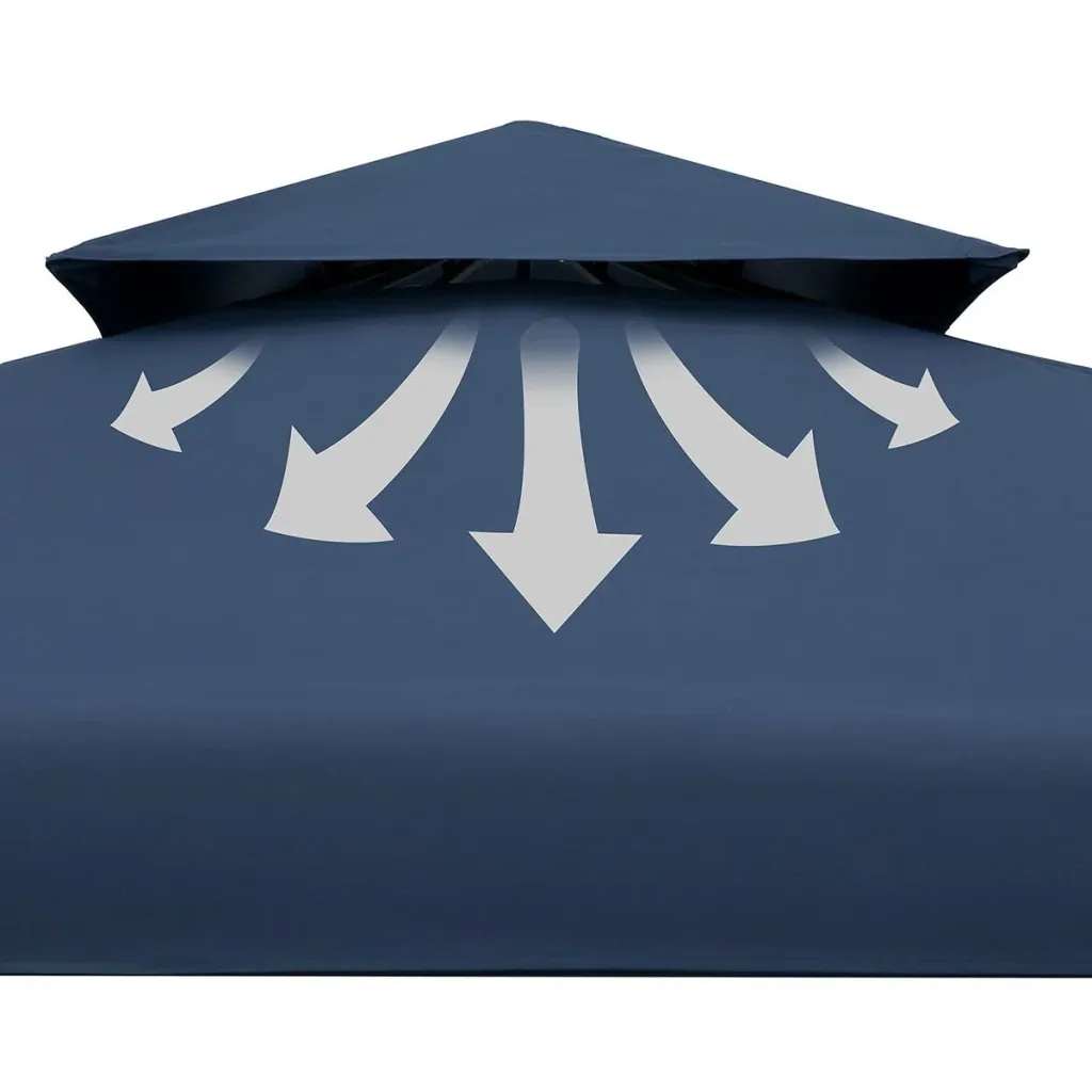 Lorca-Pavillon - Blue - 3x3m