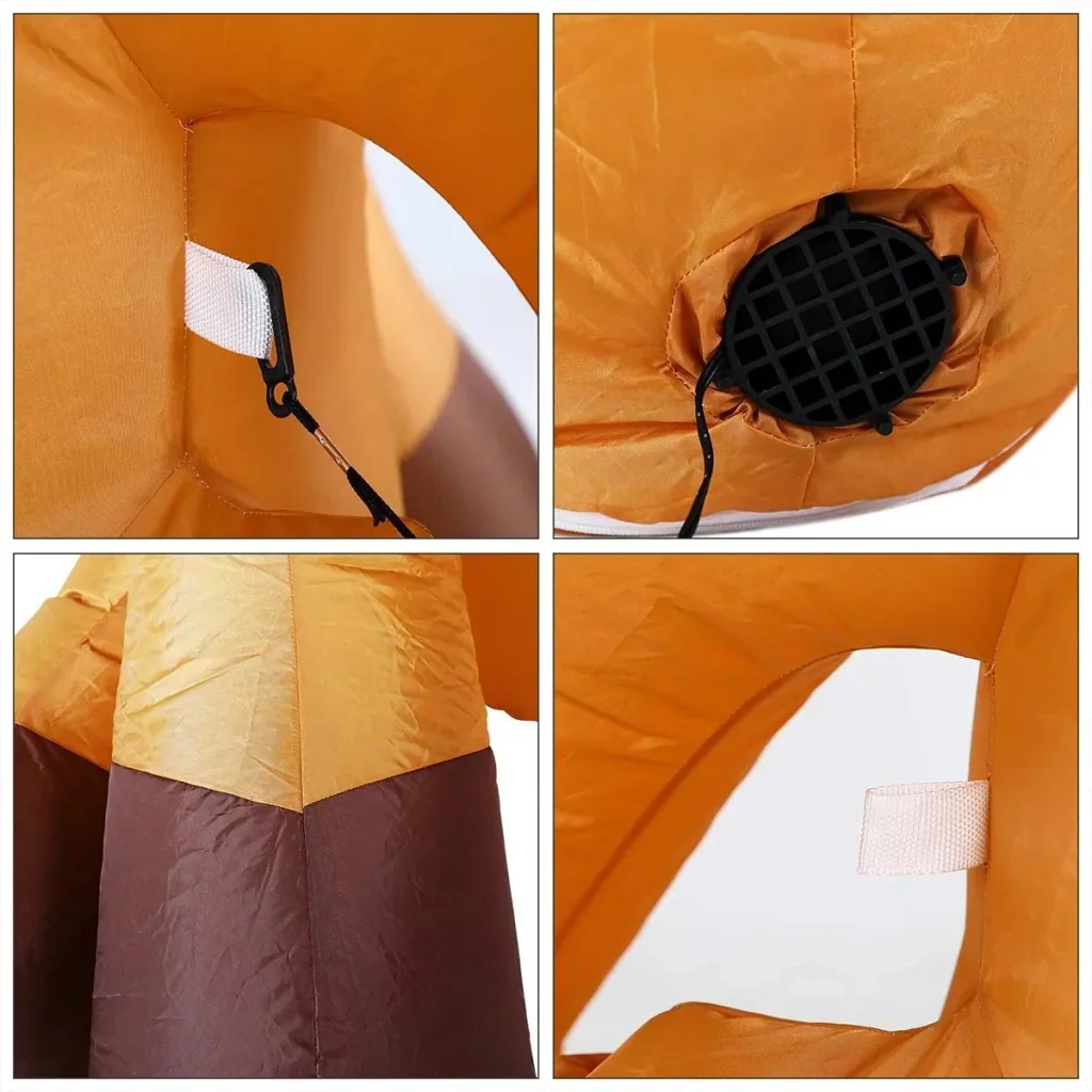 Reindeer self-inflating XL 180CM including 6 LED lights