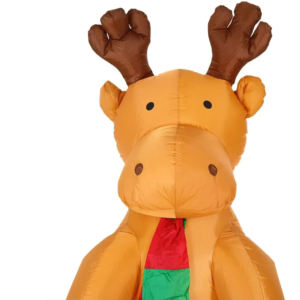 Reindeer self-inflating XL 180CM including 6 LED lights