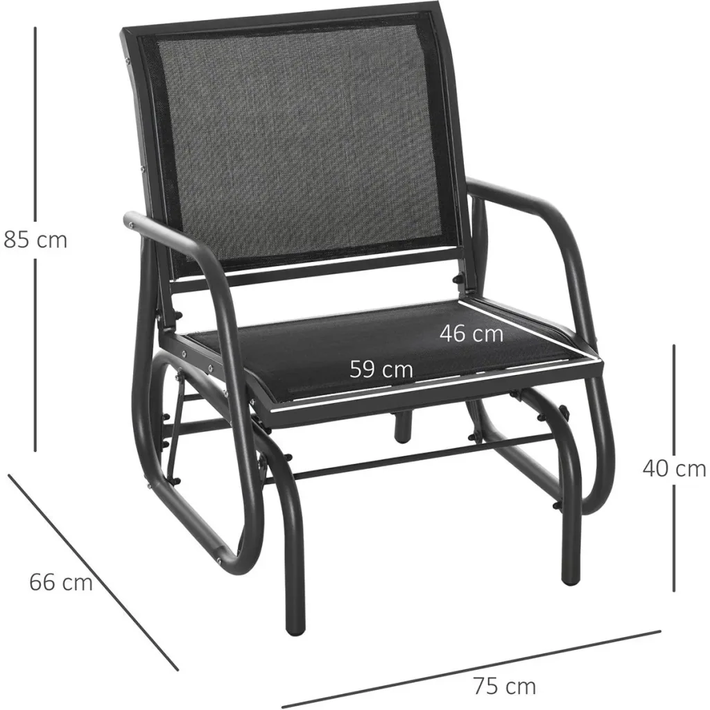 Swing bench 2-seater garden bench G