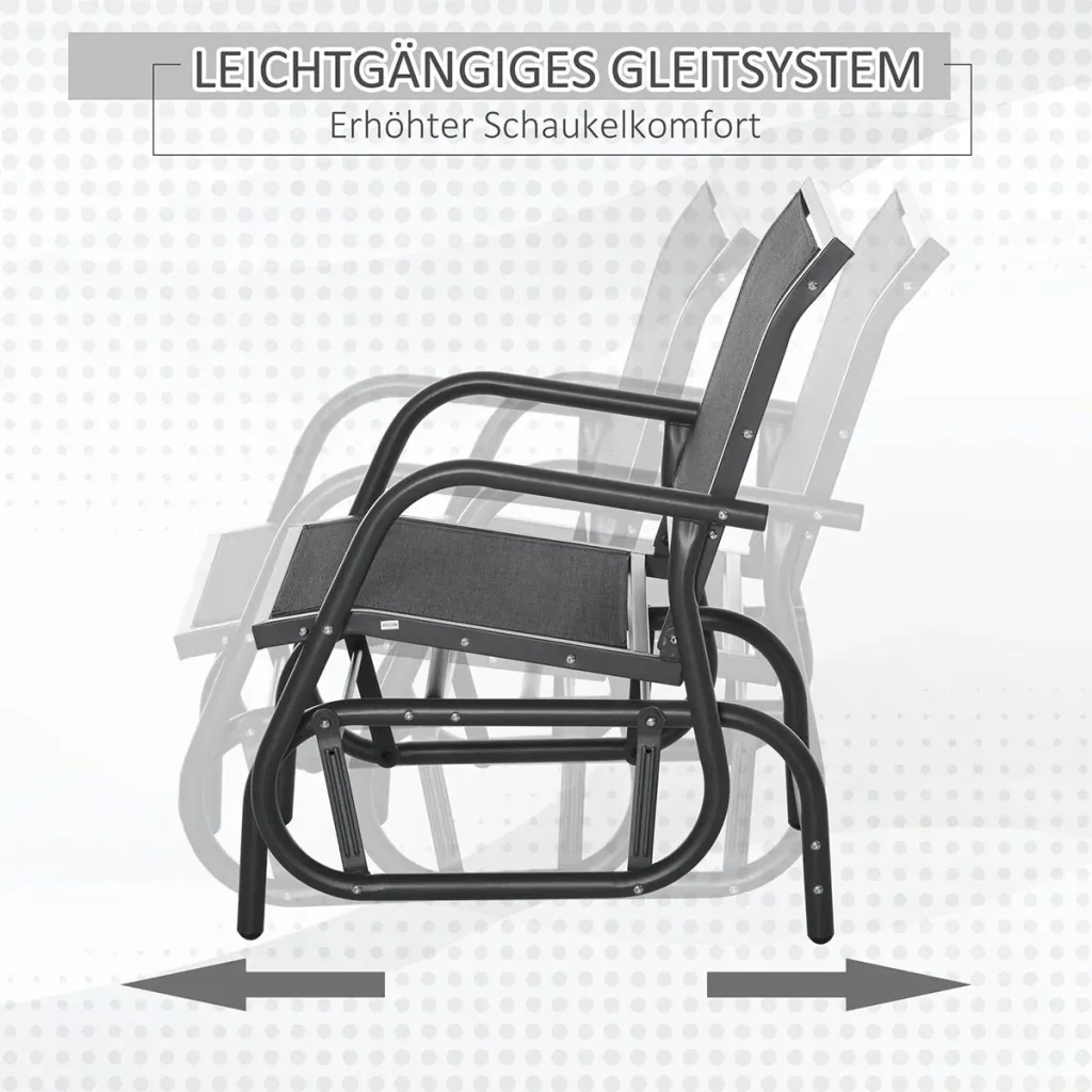 Swing bench 2-seater garden bench G