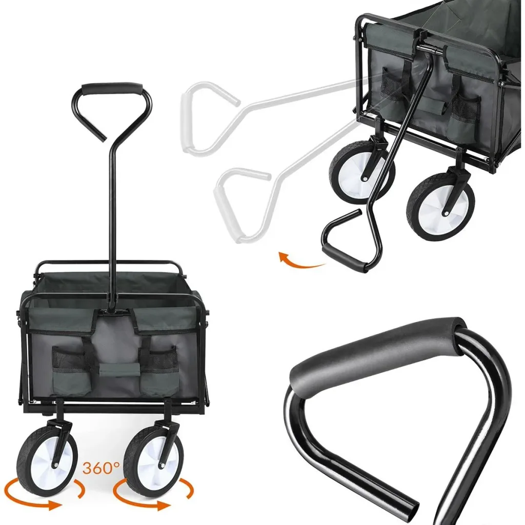 Trolley / Cart / Cart - Grey - foldable