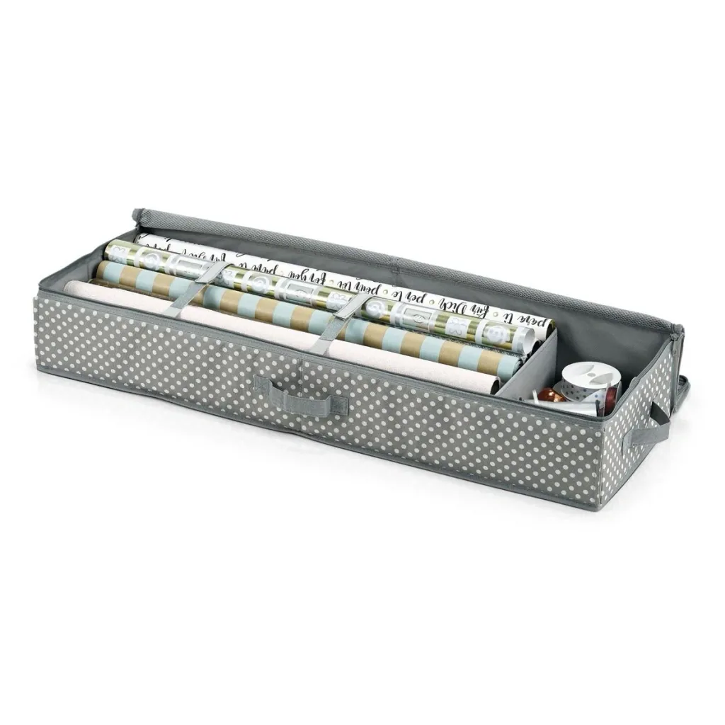 Gift wrap organizer, polyester