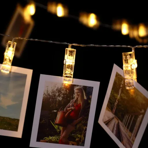 String of lights for picture 5.2m with 42 clips and remote control