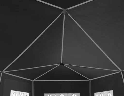 Tent Rimini Anthracite 3x6m UV-coated