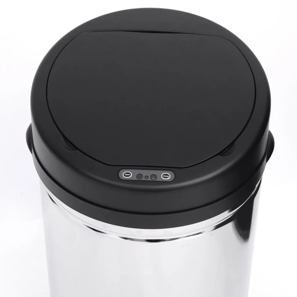 Stainless steel trash can 30L automatic sensor with inner bucket (round)