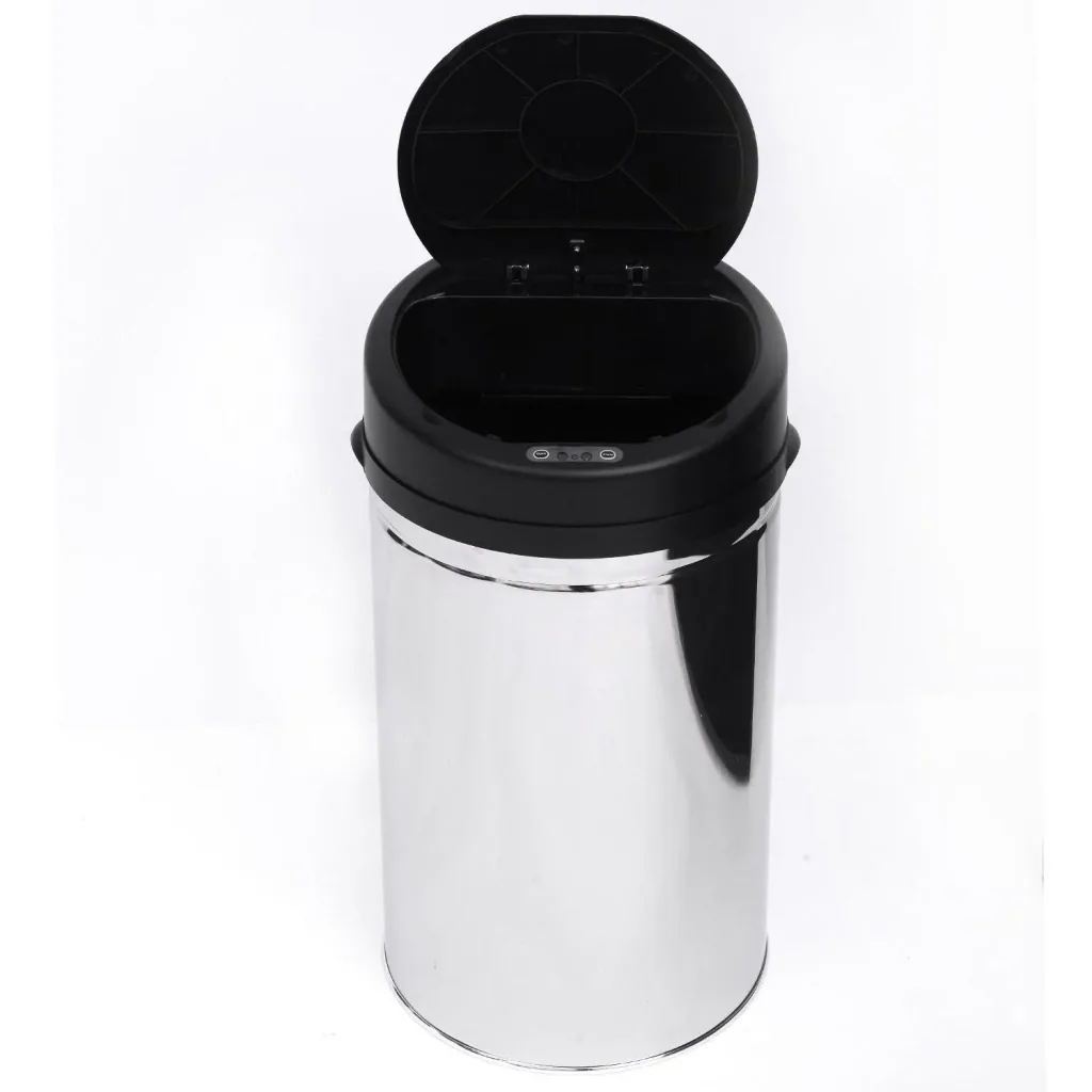 Stainless steel trash can 30L automatic sensor with inner bucket (round)