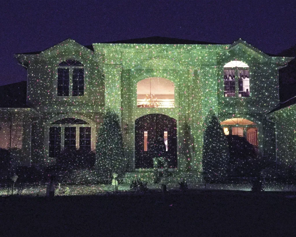 Laser light system Star Shower with sensor
