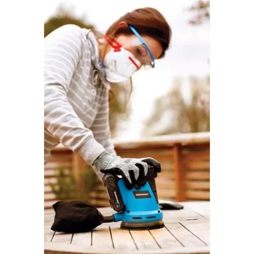 Accu-orbital sander 18V - 125mm - including battery and charger